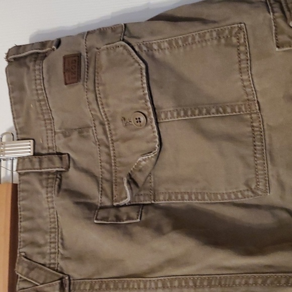 Izod shorts men's size 42 brown cargo shorts worn Summer - Picture 5 of 16